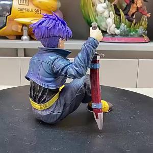 Bandai | Dragon Ball Z Anime Figure Trunks Action Figurine Super Saiyan GK PVC Statue Model Decoration Collection Christmas Toy Gift