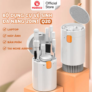 Bộ Vệ Sinh Laptop Modeco - Máy Tính - Bàn Phím - Máy Ảnh - Tai Nghe Airpod Đa Năng 20 In 1 Nhỏ Gọn - Nhựa Abs Cao Cấp