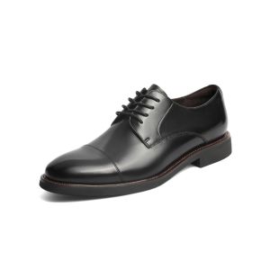Belle | Mens Dress Shoes with Internal Elevator Summer Oxford Three Piece