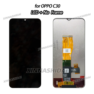 High Quality New LCD For Oppo C30 LCD Display Screen replacement Digitizer Assembly with Frame For OPPO C30
