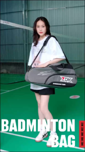 Túi ZDK CL1 đựng vợt cầu lông vải Oxford có 2 ngăn lớn chống sốc chống trầy xước vợt