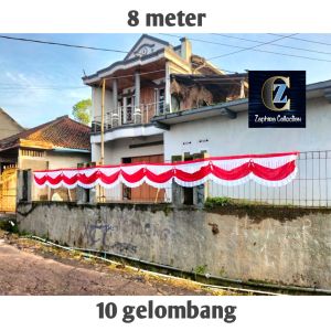 bendera background merah putih model GSL