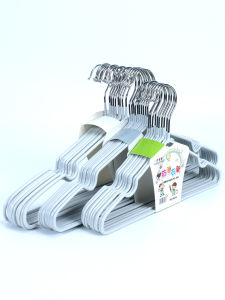 Non-Slip Clothes Hanger Thickened Sliver Clothes Drying Hanger Nordic Style Adult Storage Organizer Clothing Rack for Home Use