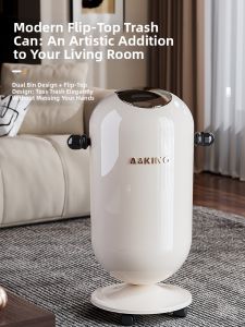 NIGESI | Luxury High Appearance Mobile Raised Large Trash Bin