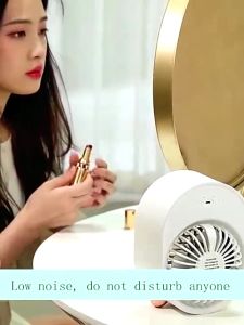 🔥NEW🔥Portable Air Cooler Mini USB Fan Air Conditioner Night Light Humidifier Mini Evaporative Air Cooling Fan Recharge