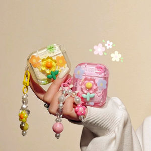 DIY Flowers  Airpods Case for AirPods 1 2 3 Pro Wireless Bluetooth Headphones Accessories Casing for AirPods Earphone Shockproof Cover