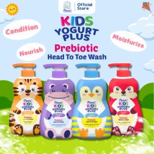 Pureen Kids Yogurt Plus Prebiotic Head to Toe Wash 700ML