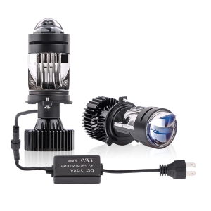 Y3 Pro Auto Led Headlight H4 Laser Light Lens Bi-LED Mini Projector Headlights Bulbs 12V 85W High Low Beam H4 Car Headlamps Lamp