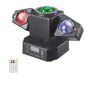 50W LED Beam Moving Head Light Red Green Laser Disco Light with Magic Ball Rotating Remote Control Suitable for DJ Party Birthda