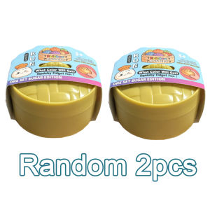 Mini Steamed Bun Squeeze Toy Simulation Bao Stress Relief Fidget Toy with Beads Sparkles Squishy Sensory Decompression Accessory