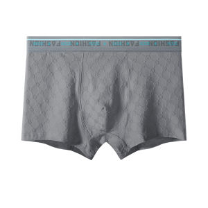 JIAZINI | Mens Cotton Antibacterial Boxer Shorts Sports Underwear Comfortable Breathable Mid Waist Design Simple Style Pure Color