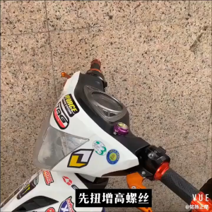 MQQHOMEE ที่ค้ำแฮนด์บาร์ เอนกประสงค์ บาร์ยาวเอนกประสงค์ ยึดรูกระจก ปรับขนานได้ บาร์ค้ำแฮนด์ ติดรูก้านกระจก ติดแฮนด์บาร์