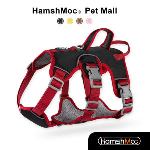 HamshMoc Breathable Dog Harness Durable Soft Pet Chest Strap Adjustable Waterproof For Small Medium Large Dogs Walking Outdoor