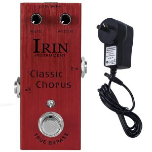 IRIN | IRIN AN-09 Classic Chorus Guitar Pedal Crisp & Transparent Chorus Full Bodied Sounds Effect Pedal True Bypass With 9V Adapter