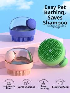Hadassah | Pet Silicone Bathing & Massaging Brush