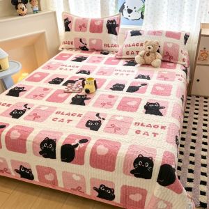 Kiss Dear | Thickened Milk Fleece Bed Cover Set