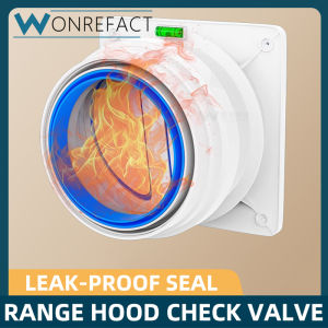 Kitchen Check Valve Universal Range Hood Exhaust Pipe Special Check Valve  Proof Bathroom Check Valve