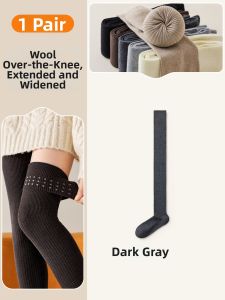 Anti-slip Thick Warm Knee Protection Over-knee Socks