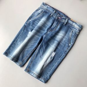 Quần Jeans Denim Thường Ngày Cho Nam Quần Ống Thẳng Quần Ống Năm Thời Trang Mùa Hè Quần Thường Ngày Cho Thanh Thiếu Niên Có Đàn Hồi Cao Cấp