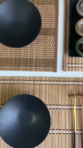 Natural Bamboo Placemat Table Japanese Style Heat-Resistant Bamboo Table Mats