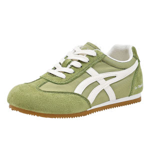 La Chapelle | Retro Green Elevated Casual Womens Shoes