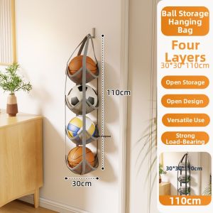 MUGG | Sports Helmet and Toy Organizer Wall Hanging Shelf