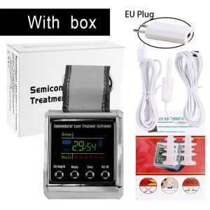 650nm Laser Therapy Wrist Apparatus Watch LLLT Treat Cholesterol Hypertension Cerebral Diabetes Thrombosis Physiotherapy Health