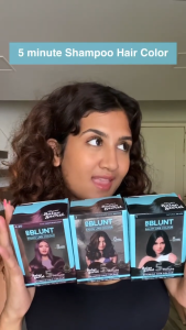 Bblunt Salon Secret High Shine Crème Hair Colour 100g - Natural Black 1 (Pack Of 1) With Shine Tonic 8ml