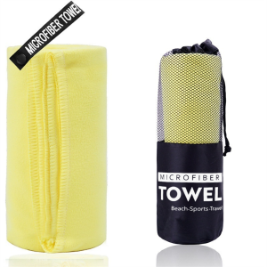 1 Khăn Microfiber Nhanh Khô Siêu Thấm Hút Siêu Nhẹ Cho Tập Gym Bơi Yoga Đi Biển Cắm Trại Di Động Thể Dục Bể Bơi Phụ Kiện