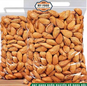 500G hạnh nhân rang mộc vỏ mỏng [M4-125]