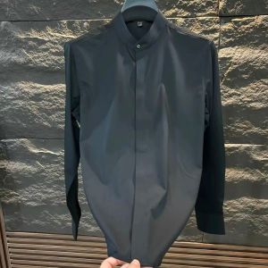 High Quality Comfortable Mens Shirt Fashionable Urban Style Spring Summer New Arrival Stylish Versatile Handsome Long Sleeve Pure Color