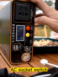 EXPOSE Portable Power Station 350W Multi-Function Power Large Capacity Supply LED Display Solar Charge for Home Backup Outdoor Camping