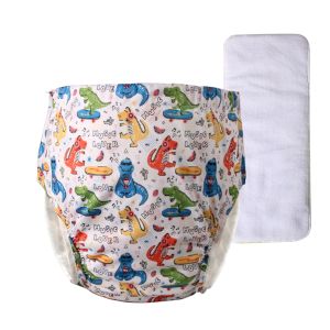 Breathable Adult Cloth Diaper TPU Waterproof Old Mans Diaper Pants Reusable Diapers Trouser Anti-leak Breathable Nappy Pads