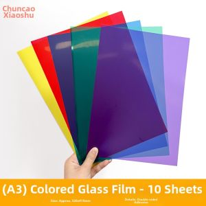 Colorful Transparent Sheets Educational Arts and Crafts