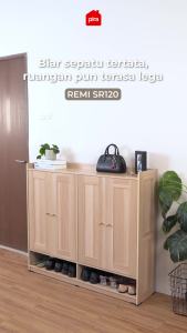 PIRA METROPOLIS - REMI SR120 Rak Sepatu / Lemari Sepatu / Rak Sepatu Susun Tertutup