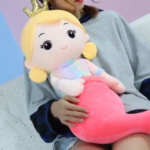 ตุ๊กตาน่ารักๆ ตุ๊กตาบาร์บี้ 70 ซม ของขวัญวันเกิด ของเล่นตุ๊กตา หมอนตุ๊กตา หมอนเด็ก ตุ๊กตาเจ้าหญิง เจ้าหญิง ของเล่นเด็ก ของเล่น นางเงือกตุ๊กตาตุ๊กตาของเล่นตุ๊กตาน่ารักนอนหมอนตุ๊กตาสาวเด็กเจ้าหญิงเงือกตุ๊กตา ของขวัญวันเกิด