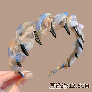High Top Mesh Hairband Womens New 2025 Elegant Face Washing Hair Clip Daily Outdoor Summer Hair Card Headwear