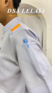 UNIFORM DENTAL SURGERY LELAKI LINE ORANGE