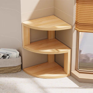 MENGBINFEN | Corner Shelf Organizer Desk Bookshelf