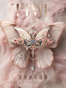 Valentines Day Butterfly Design Brooch Pin High End Womens Chest Flower Pin Fashionable Accessory  out Original Design