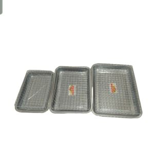 Nampan Peniris Minyak dan Cooling Rack Keranjang Stainless Steel