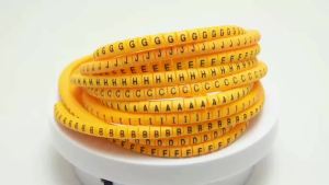 500pcs Cable Marker Wire Label EC-0 EC-1 Mark Number Wire 0 to 9 Colored 2.5 Sqmm Insulation PVC Cable Label Wire Marker Labels