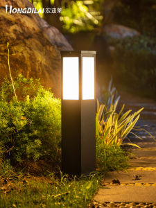 Đèn Sân Vườn Năng Lượng Mặt Trời HONGDI LAI Chống Nước Hiện Đại Đơn Giản Dùng Cho Biệt Thự Sân Vườn Ngoài Trời Đèn Chiếu Sáng