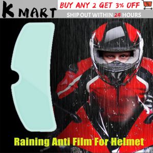 Waterproof Motorcycle Helmet Films Visor Helmet Sun Visor Pads Anti Fog Rain Film Universal