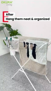 Towel Laundry Rack for Bedroom Balcony Bathroom