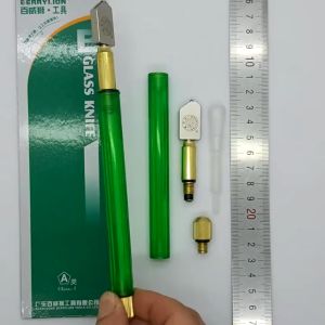 Dao cắt kính dày cán xanh tra dầu và cán đồng cắt được cát loại kính dày!