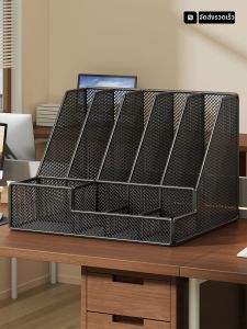 evesigar | Desktop File Storage and Organization Metal Shelf