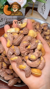 Hạt Điều Rang Muối Vỏ Lụa Ông Vĩnh | Hạt To – Giòn Béo – Chuẩn Bình Phước | Đặc Sản Ăn Vặt Dinh Dưỡng