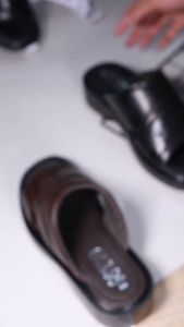 [HCM]DÉP NAM QUAI NGANG DA BÒ NTB105 (ĐEN NÂU)