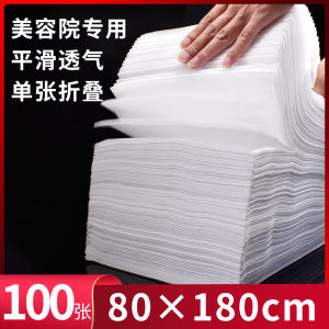 Disposable Bed Sheets 100 Pieces Thick Non-Woven Fabric Breathable for Beauty Salon Massage Mattress Protector Care Mat